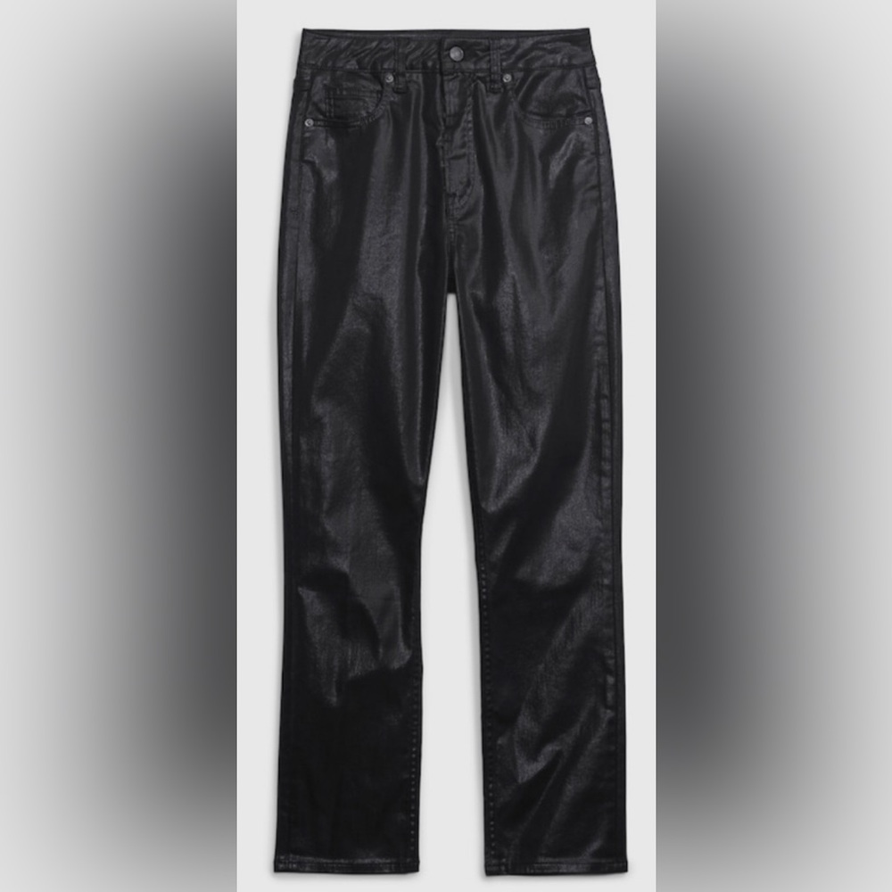 NWT GAP Black Sky High Rise Foil Vintage Slim Jeans, size 12 (31)
